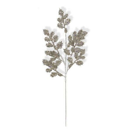 Sztuczna Gałązka Na Boże Narodzenie Srebrna G