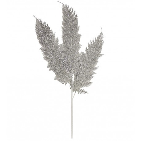 Sztuczna Gałązka Na Boże Narodzenie Srebrna L
