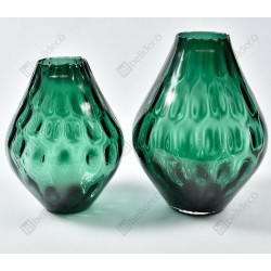 Szklany Wazon Belldeco Zielony A