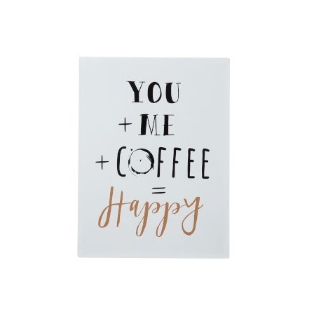 Metalowa Tabliczka Kawa A