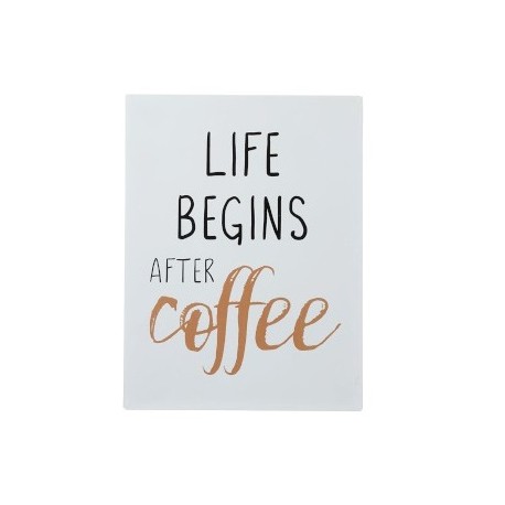 Metalowa Tabliczka Kawa B