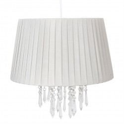 Lampa Sufitowa Plisowana Szara A