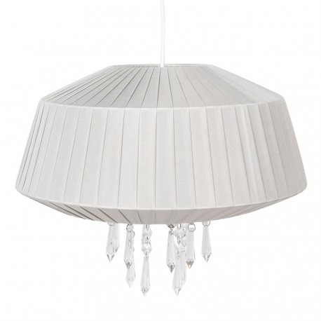 Lampa Sufitowa Plisowana Szara B