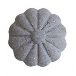 Gałka Meblowa Kwiatek Chic Antique Szara