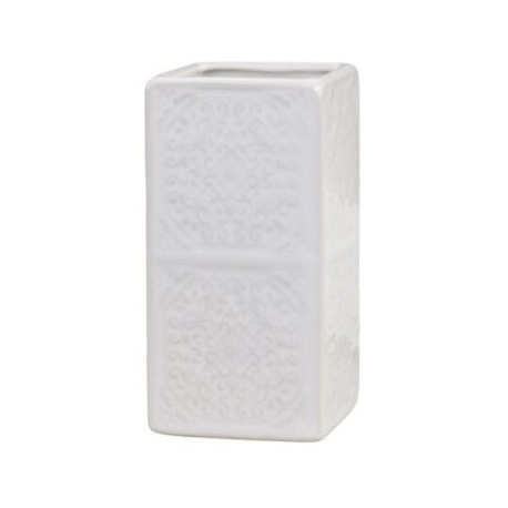 Kubek Łazienkowy Chic Antique Biały z Wzorkami