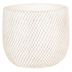 Osłonka Na Doniczkę Kremowa