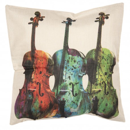 Poszewka Ozdobna ze Skrzypcami