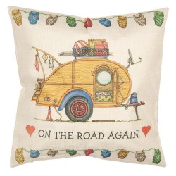 Poszewka Ozdobna z Przyczepą Kempingową