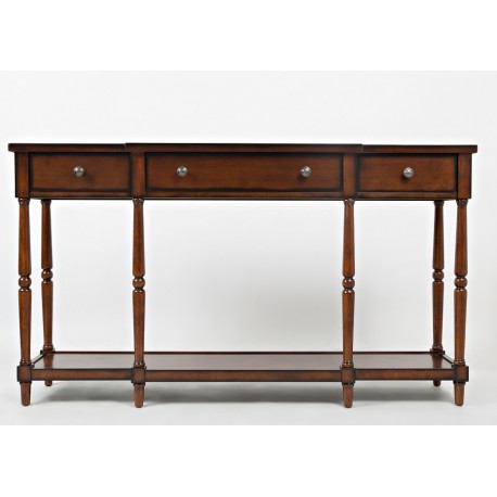 Konsola Avola w Stylu Prowansalskim Mahoniowa