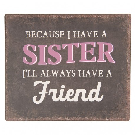 Metalowa Tabliczka Dla Siostry C