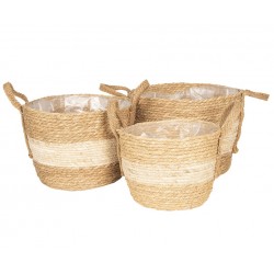 Pleciony Kosz Na Kwiaty D