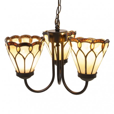 Lampa Tiffany Potrójna A