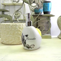 Pojemnik na mydło w płynie z gąbką Lavender Perfume