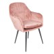 Krzesło w Stylu Skandynawskim Różowe