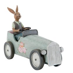 Decoration rabbit in car
