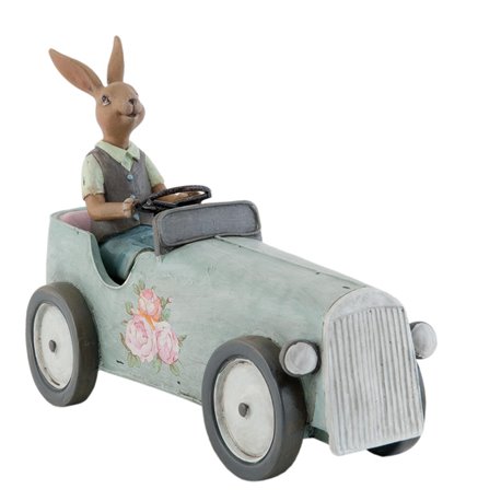 Decoration rabbit in car
