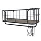 Wall rack iron and wood