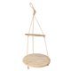Hanging wooden shelf