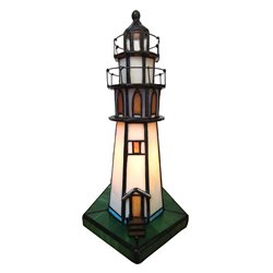 Table lamp Tiffany lighthouse