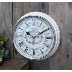 Zegar w Stylu Francuskim Chic Antique Pinot Noir