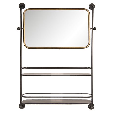 Mirror with shelf