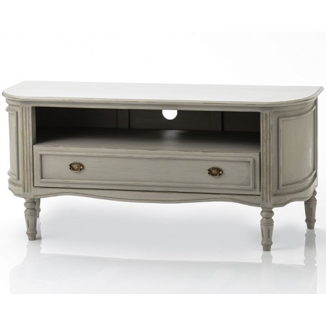 Komoda RTV w Stylu Francuskim Louis Szara 