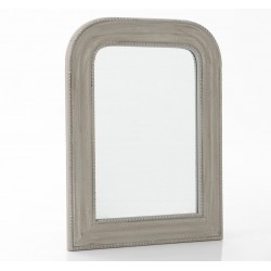 Lustro w Stylu Prowansalskim Beżowoszare C