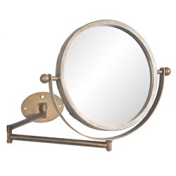 Rotating mirror with wall mount black