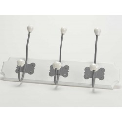 Wieszak w Stylu Prowansalskim Biały A