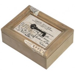 Drewniane Puzderko Belldeco z Kluczem