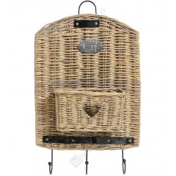 Wiklinowy Koszyk Belldeco z Wieszakami