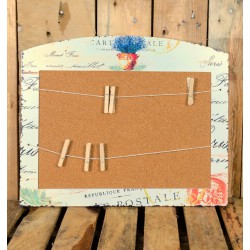 Tablica Korkowa z Lawendą w Stylu Prowansalskim 2