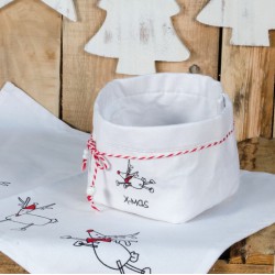 Pojemnik Świąteczny z Reniferem