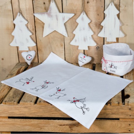 Serwety Świąteczne z Reniferem