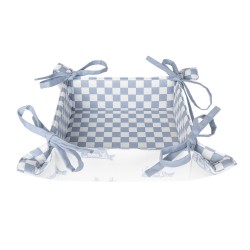 Koszyk Na Pieczywo Prowansalski z Krowami Niebieski Clayre & Eef