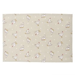 Podkładki stołowe z kurkami 6szt. Clayre & Eef