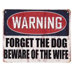 Metalowa Tabliczka Vintage z Kurami