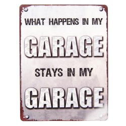 Metalowa Tabliczka Vintage Smile