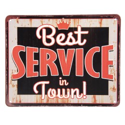 Metalowa Tabliczka Vintage Smile