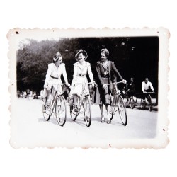 Obrazek Metalowy Retro z Miastem