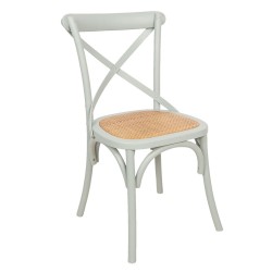 Krzesło w Stylu Prowansalskim Postarzane Szare