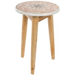 Stołek Prowansalski z Wzorkami