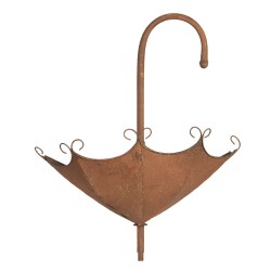 Rdzawa Osłonka Metalowa z Paskiem