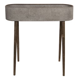 Metalowy Kwietnik Na Nóżkach Miedziany B