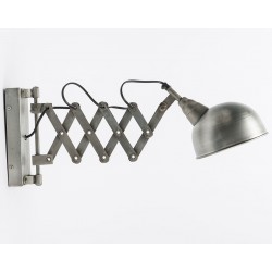 Kinkiet w Stylu Industrialnym Regulowany Szary