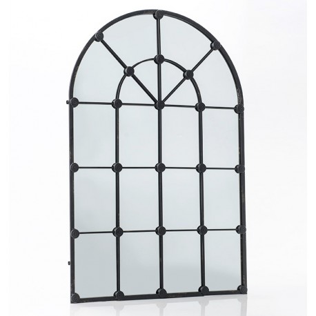 Lustro Okno Metalowe Czarne A