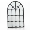 Lustro Okno Metalowe Czarne B