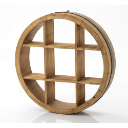 Półki Ścienne w Stylu Loftowym Beczka