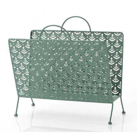 Stojak Na Gazety Metalowy Zielony