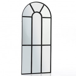 Lustro Okno w Metalowej Ramie B